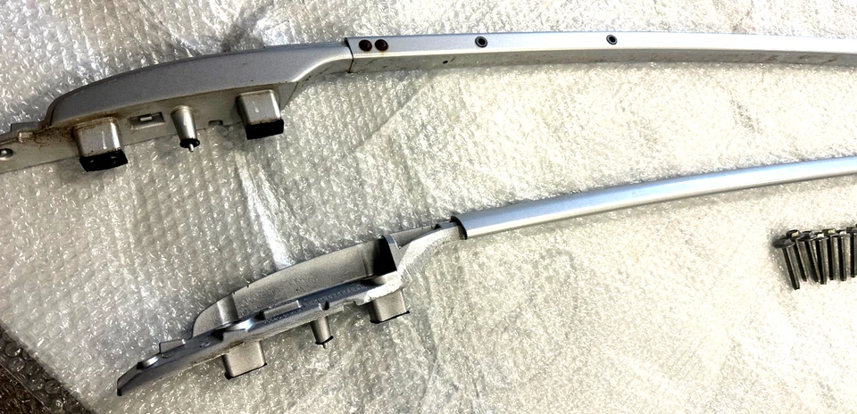 #8 -2014-2020 Nissan Rogue Roof Rack Rail Set of 2 Right & Left Side OEM NO CAPS - Imagem 2 de 4