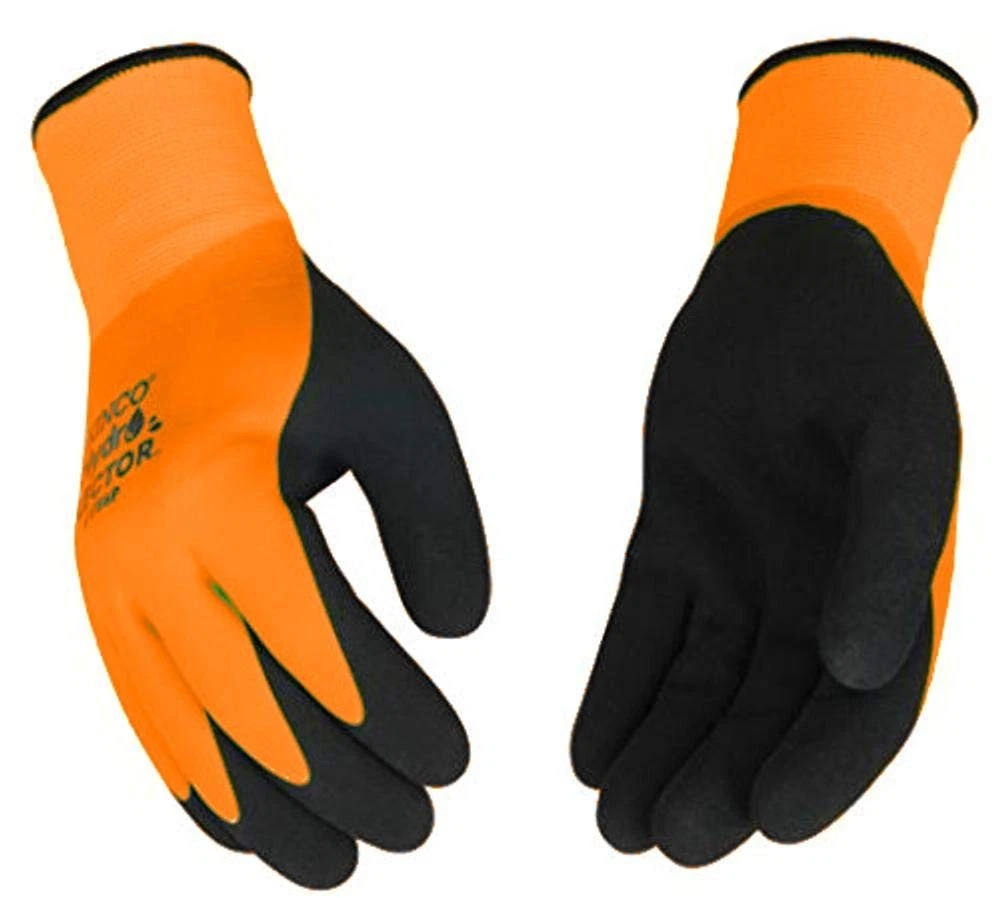 - Hydroflector Lined Waterproof Latex Work Gloves, Extra Warm, (1784P)