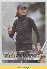 2024 Upper Deck UD Canvas Black Michelle Wie West #C-17 READ 2u9