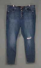 Torrid - Bombshell Skinny Button Fly Stretch Jeans - Women's Size 22R 42x28 