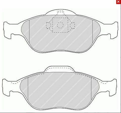 Pastiglie Freno Ferodo Per Piaggio Beverly 250 Anteriore E Posteriore – Anni 2004-2007