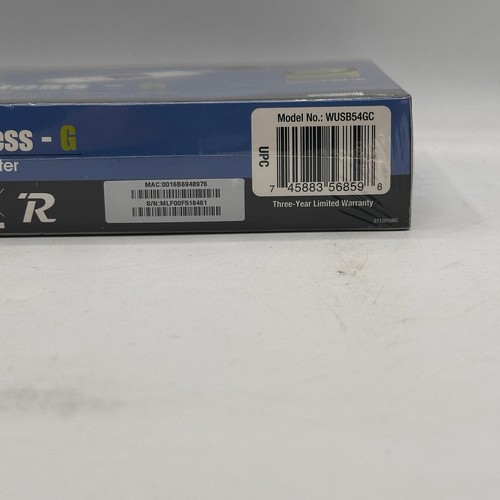 New Linksys Compact Wireless - G USB adapter wusb54gc - Picture 3 of 3