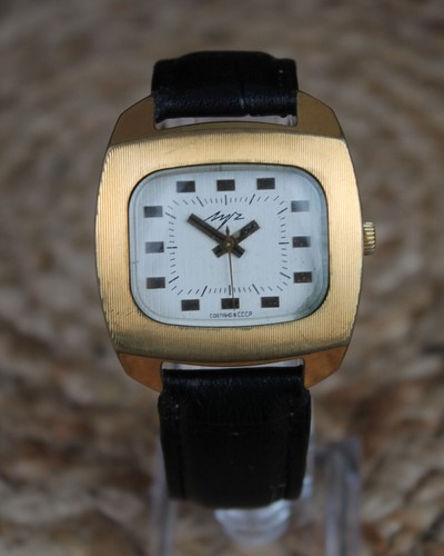 60er Jahre LUCH MASSIVE BRUTALE Original Vintage sowjetische mechanische Uhr UdSSR - Bild 7 von 15