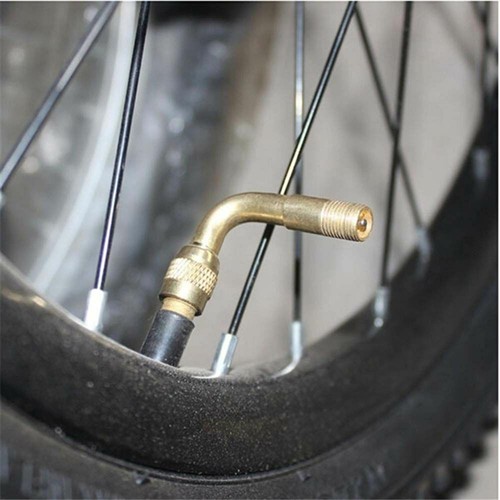 Motorcycle 45 90 135 Degree Angle Bent Valve Tyre Tube Valve Extension Adapter - Picture 2 of 13
