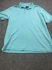 Tommy Bahama Polo Shirt Mens Medium Green Short Sleeve Beach