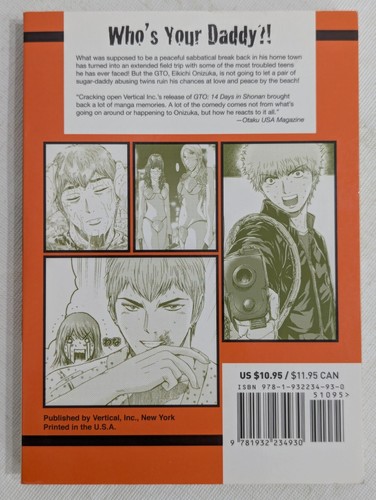 You Pick Great Teacher Onizuka GTO 14 Days In Shonan English Manga Vol 2 or 4 - Imagen 38 de 57