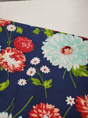 Bonnie Camille Fabric Cotton The Good Life Navy Floral Moda Quilt Sew ONE YARD 