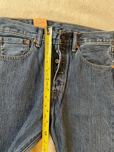 Levi's Men's 501 Original Fit Jean 100% Cotton Button Fly 2008 31x30 - Picture 23 of 24