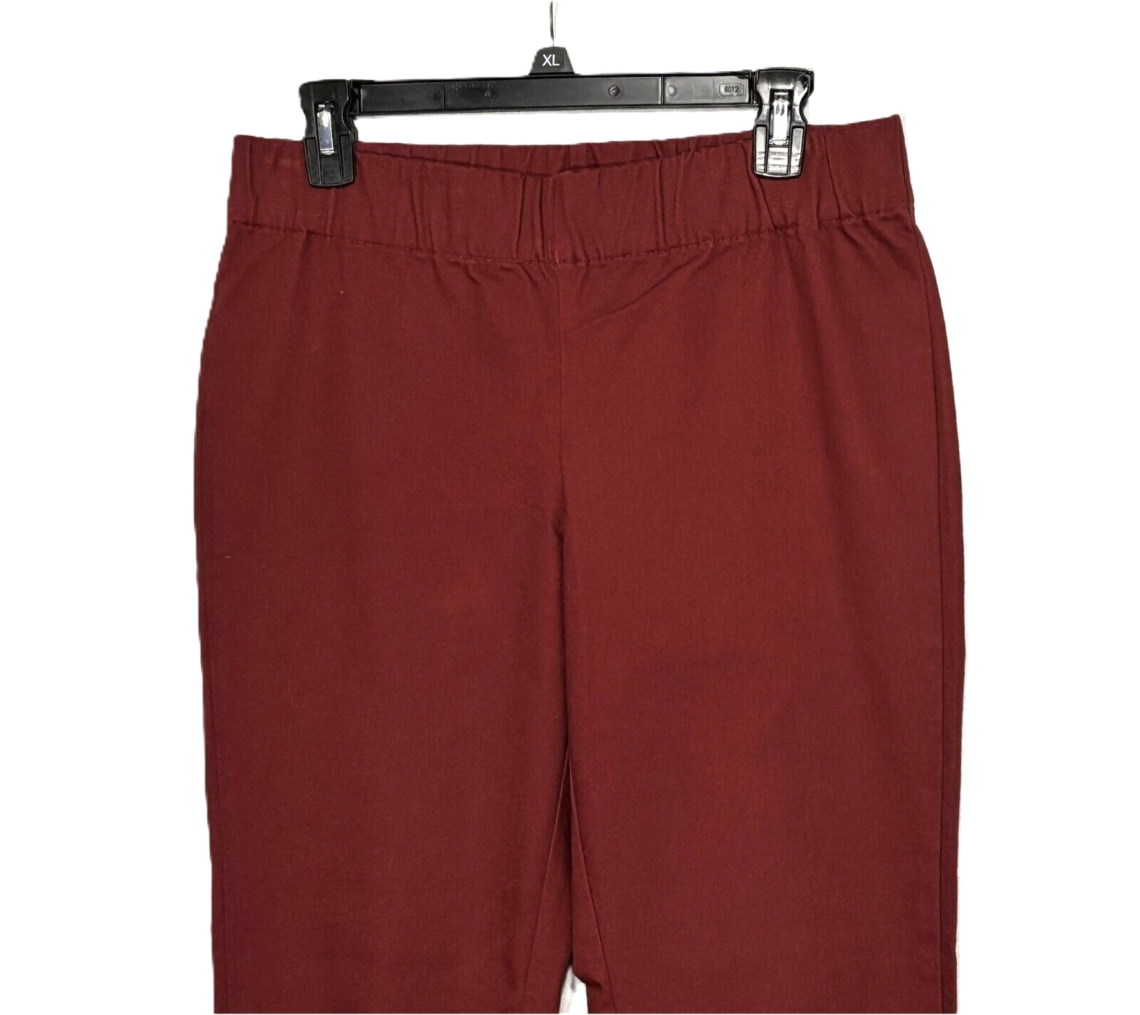 Soft Surroundings Size S Solid Maroon Pull On Ela… - image 4