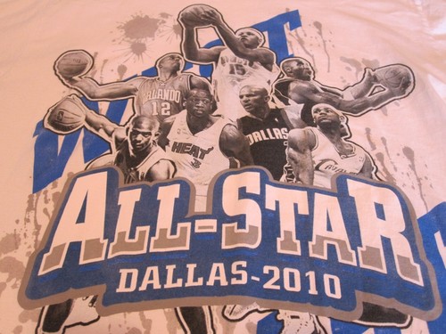 Kobe Bryant vs Lebron Jame NBA 2010 All Star Game Dallas Vintage Shirt Size 3XL - 第 4/8 張圖片