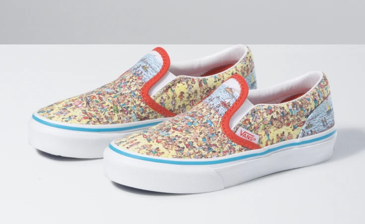 Vans x Where s Waldo Classic Slip On PS VN0A4BUT3WO Preschool