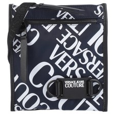 VERSACE JEANS COUTURE Logo Crossbody Bag Blue Versace Logo Bag - RP £149.00