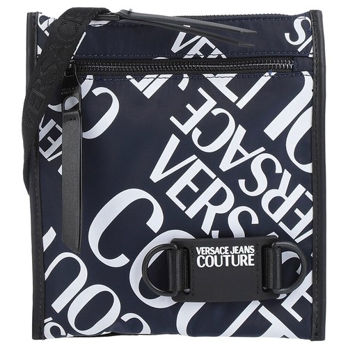 VERSACE JEANS COUTURE Logo Crossbody Bag Blue Versace Logo Bag RP £149.00