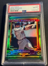 1994 MARK MCGWIRE TOPPS FINEST REFRACTOR #78 PSA 8 ATHLETICS POP 11