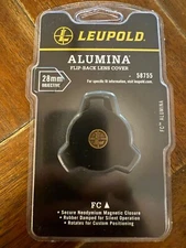 LEUPOLD 58755 ALUMINA SCOPE COVER MATTE BLACK ALUMINUM 28MM OBJECTIVE NEW
