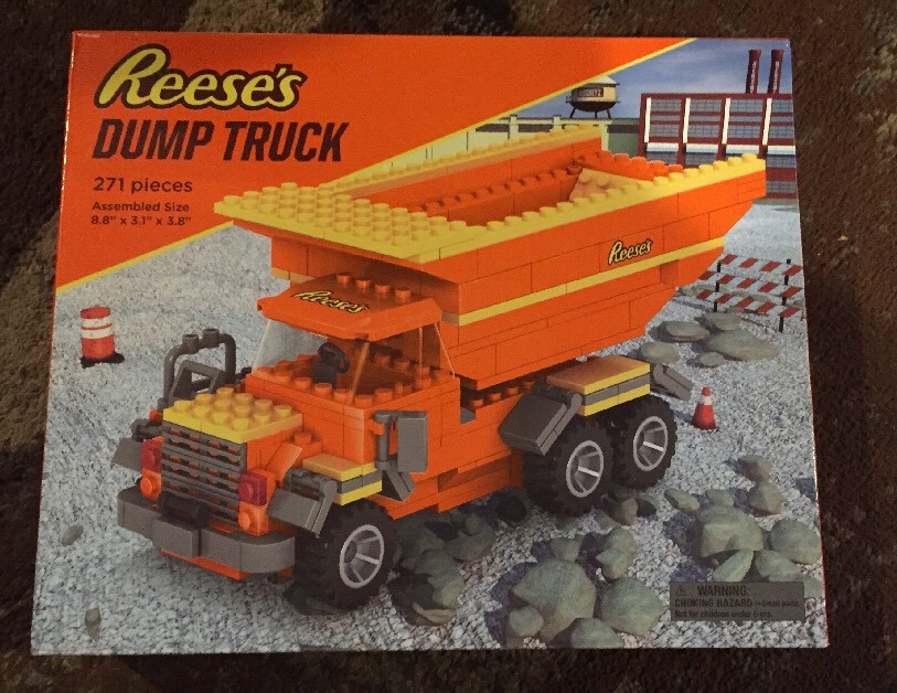 reese's lego dump truck