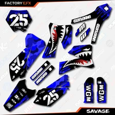 Blue Savage Graphics Kit fits KTM 2005-2006 SX SXF XC XCF 125 250 300 450 decals