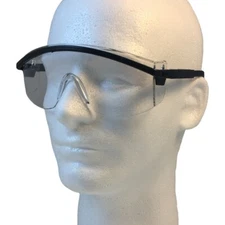 Uvex Astro 3000 Safety Glasses Black Frame with Clear Lens