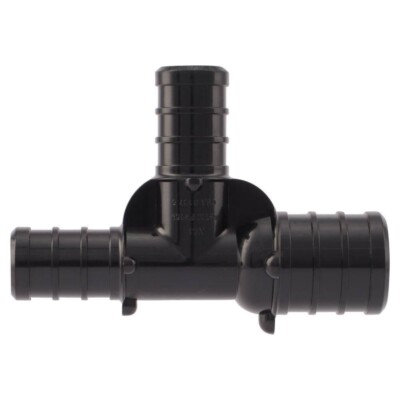 SharkBite UP454 Poly 3/4'' X 1/2'' X 1/2'' PEX Crimp Tee Fitting SHURflo 8-637-00
