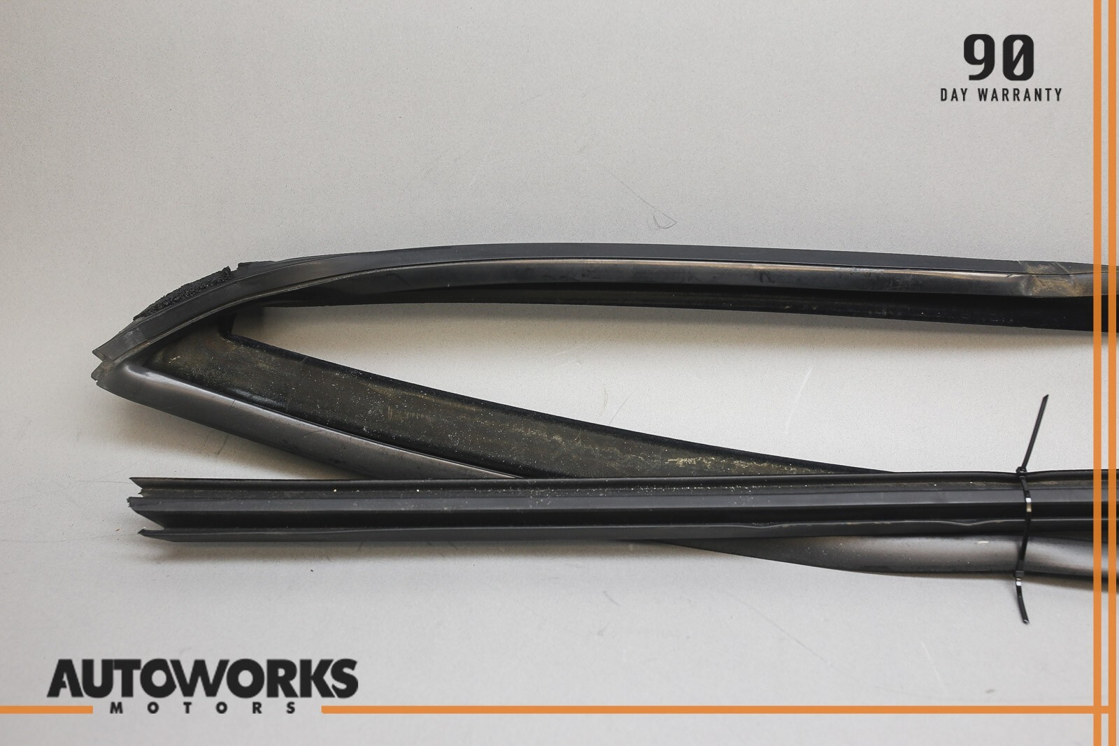 03-13 Maserati Quattroporte M139 Front Left Driver Window Weather Strip Seal OEM