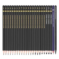 Sketching Pencil Set - 24 Pieces Drawing Sketch Pencil HB,B,2B,3B,4B,5B,6B,7B...