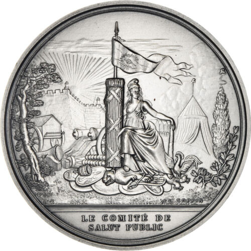 [#180720] Frankrijk, Medaille, Révolution Française, Comité de Salut Public, His - Photo 1/2