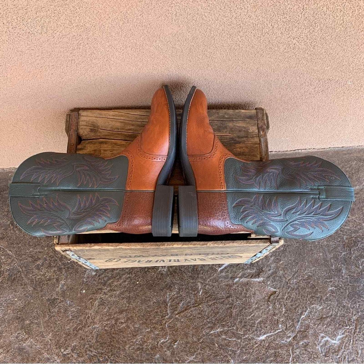 Ariat Men's Heritage Stockman Western Boot | eBay Ariat Men's Heritage Stockman Western Boot | eBay