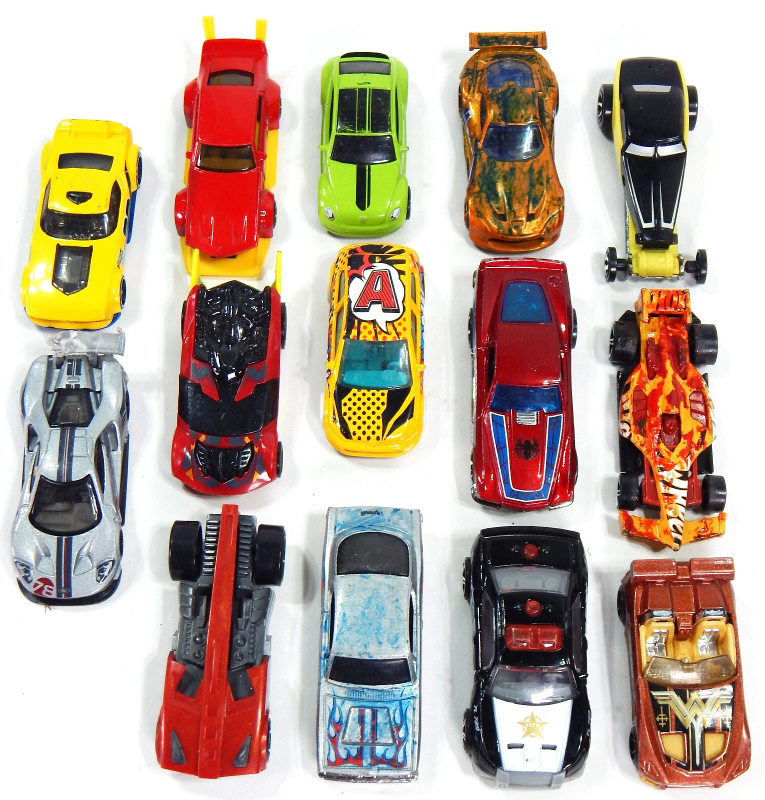  lot used mix classic sports cars superheroes 