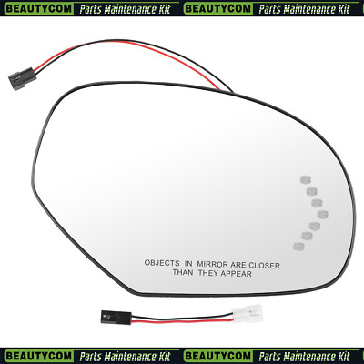 Mirror Glasses Passenger Right Side Heated for Yukon 15886196 GMC XL 1500 2500