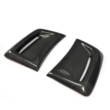Carbon Fiber Side Air Fender Insert Vent Hood For Benz W204 C63 AMG 2012-2014 13