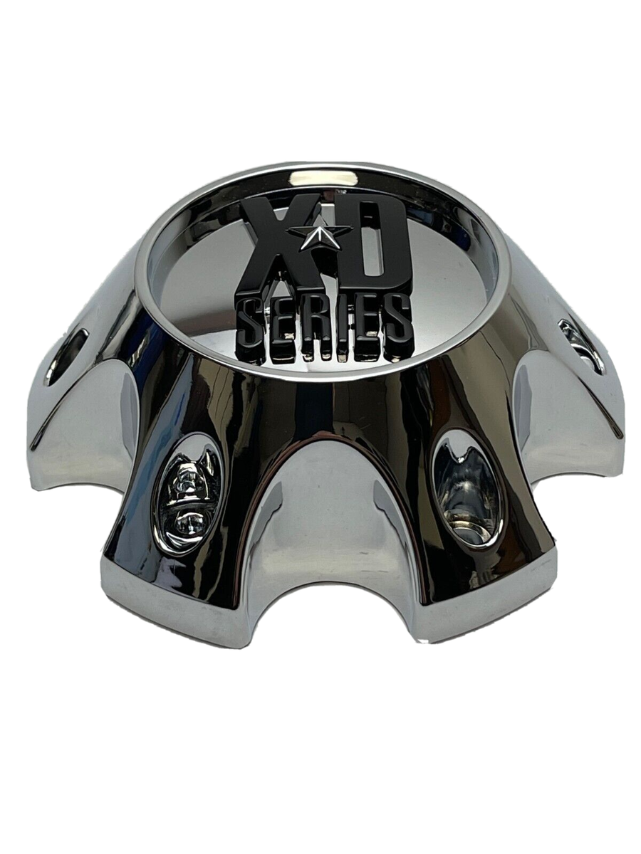 KMC XD-Series Chrome 6 Lug Wheel Center Cap W/Screws 309B11436H