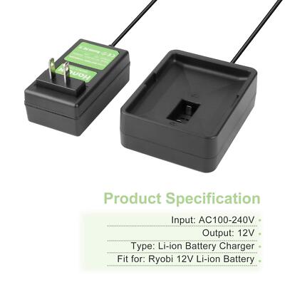 SET: LI-ION AKKU 12V 2000mAh Ladestation für AEG Ryobi LSD1202PB LSDT
