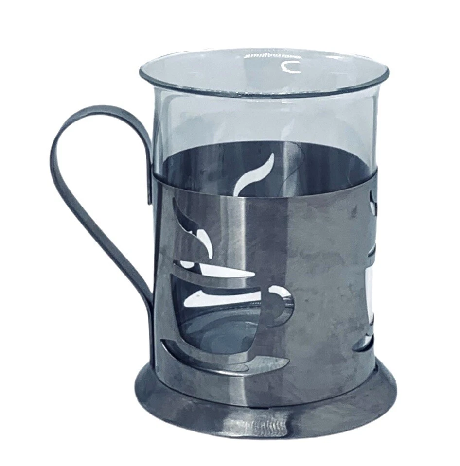 Taza de vidrio de acero inoxidable prensa francesa BergHoff INTL Bélgica Foto 2 de 4