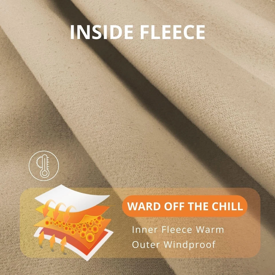 Wulibike Men's Winter Jacket Windproof Waterproof Thermal Rain Coat with Hood - Image 4 of 4