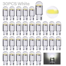 30x LED License Plate Interior White Light Bulb Super T10 194 168 W5W 2825 6000K