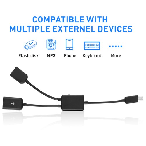 Hemobllo USB-Adapter mit OTG-Host-Kabelkabeladapter für -Smartphones - 第 4/9 張圖片