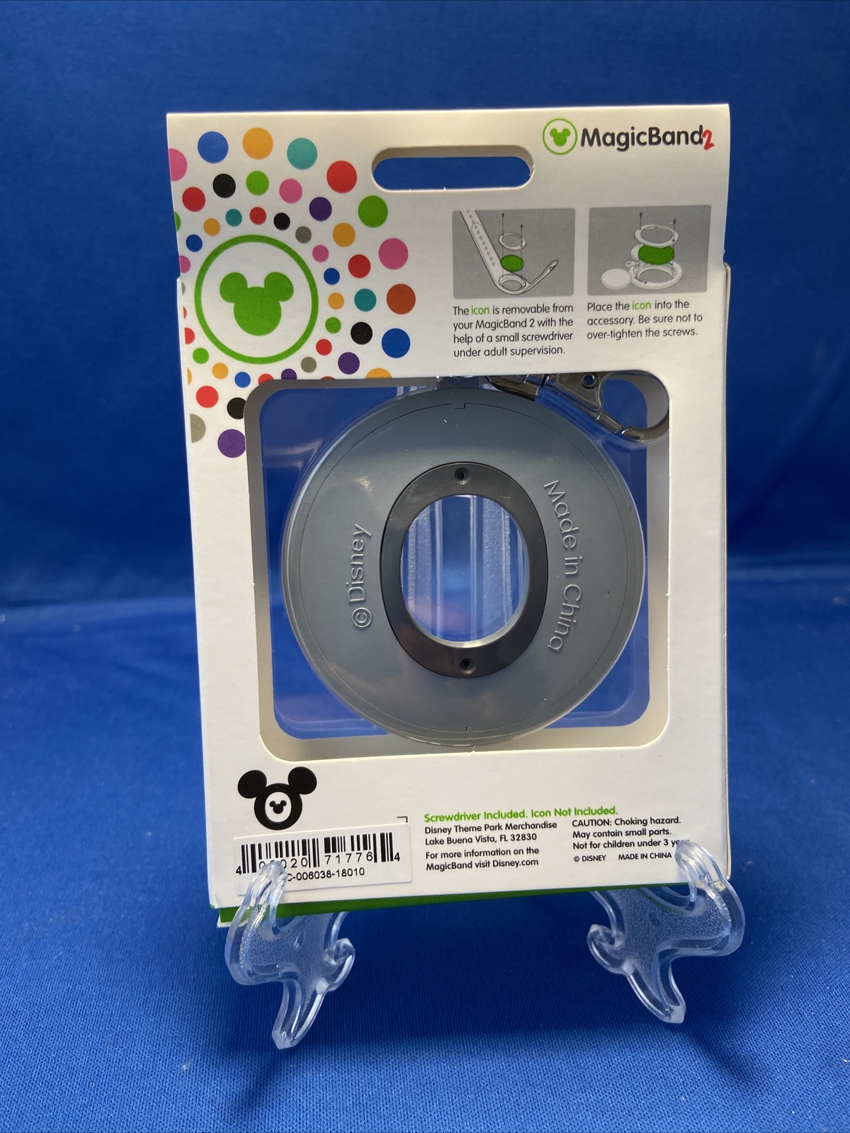 Compass Disney MagicBand 2.0 MagicKeeper Magic Band Keeper Mickey Mouse Keychain eBay