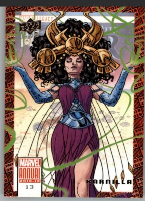 イマンヴェラーニ サイン オート upper deck marvelカマラカーン Karnilla (2018-19, Upper Deck) Marvel Annual Cards #13 Base Set | eBay