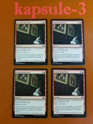 4x Tormenting Voice | Shadows over Innistrad | MTG Magic Cards