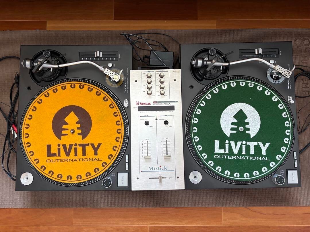 DJ機材 Technics SL-1200MK3D VESTAX PMC-06 proA Technics SL-1200MK3D Turntable ×2 + Vestax PMC-06 ProA Mixer