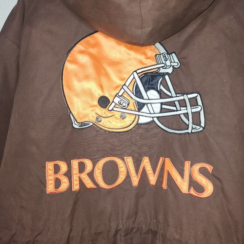 CLEVELAND BROWNS coat by G-iii Carl Banks 90's vintage XL - Picture 6 of 8