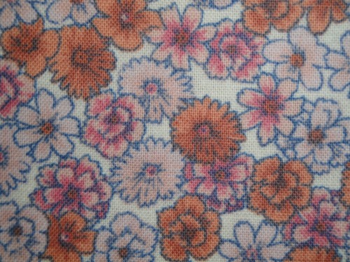 Omas Erinnerungen 1930er rosa Koralle Blumen Reproduktion Kaliko Quilt Wohndeko - Bild 4 von 10
