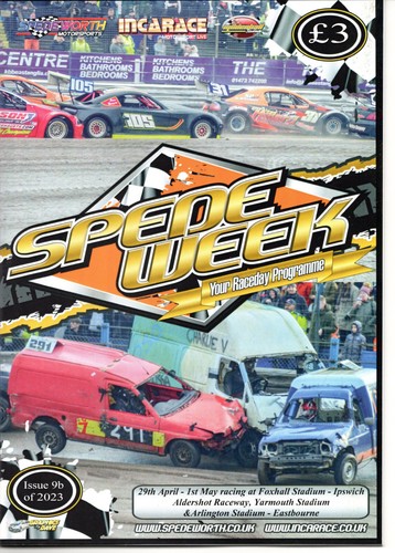 Spedeweek Spedeworth Incarace Mildenhall Stock Car programme multi listing 2023 - Picture 13 of 47