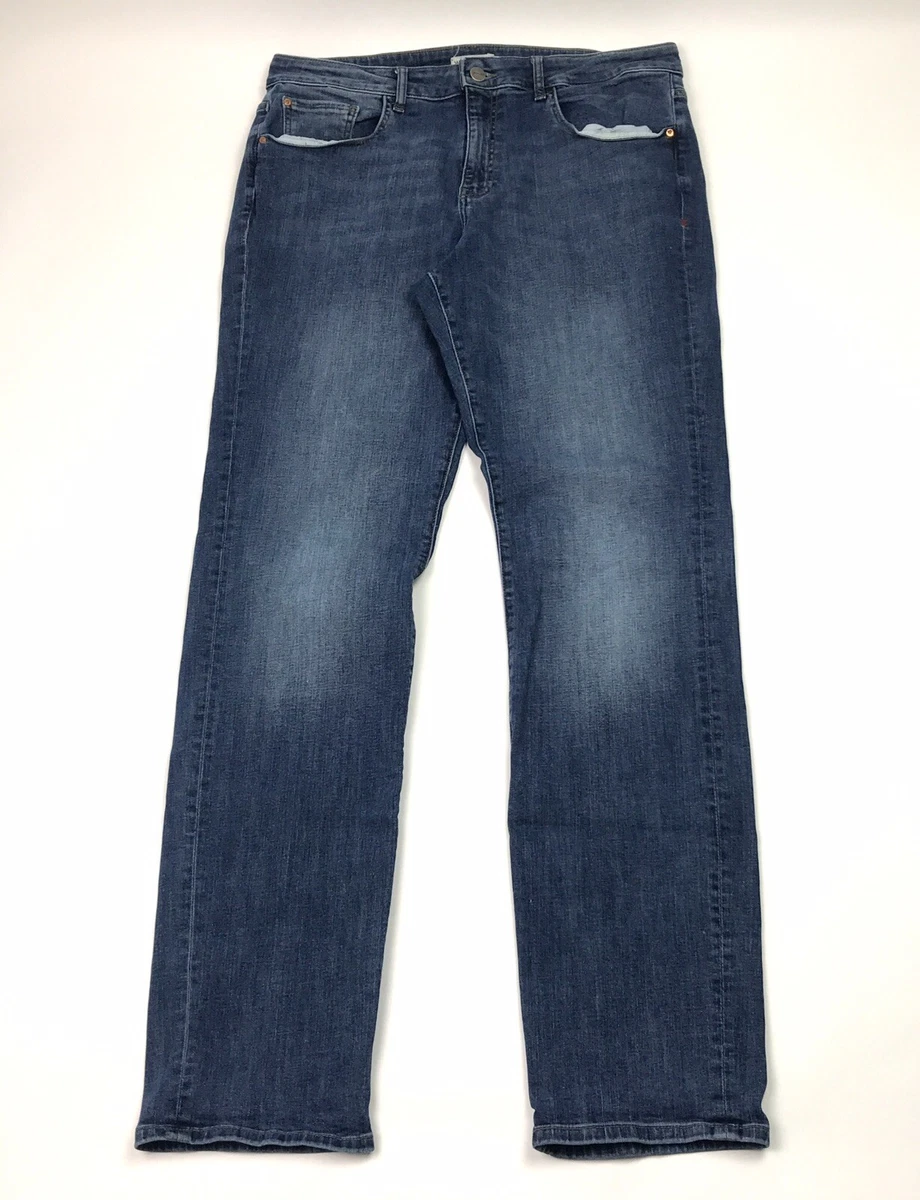 Warp Weft Mens OPD Chicago Straight Denim Jeans True Fit Size