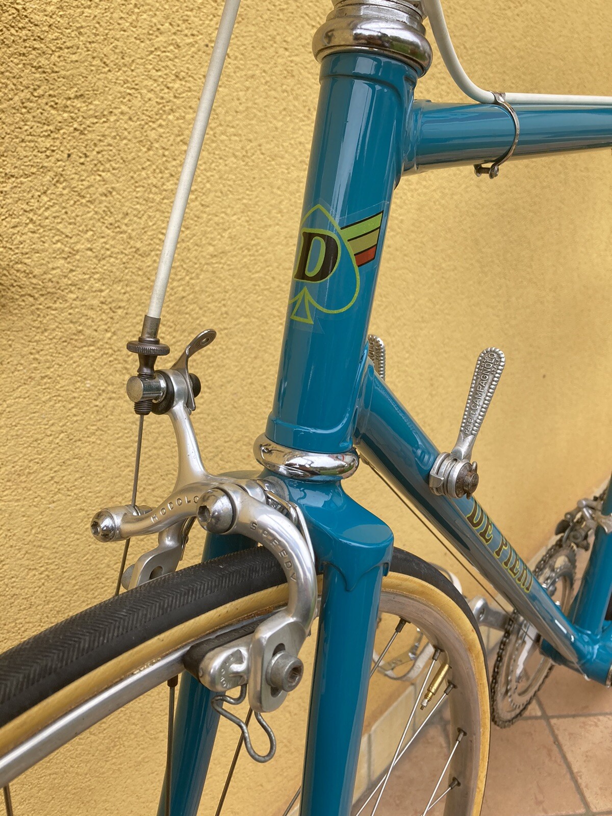 Bici Corsa De Pieri Vintage Epoca columbus campagnolo modolo mavic unicanitor foto 2