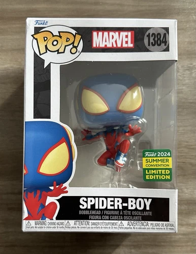 Funko pop Marvel #1384 Spider-Boy 2024 SDCC Exclusive Spider-Man Limited Edition
