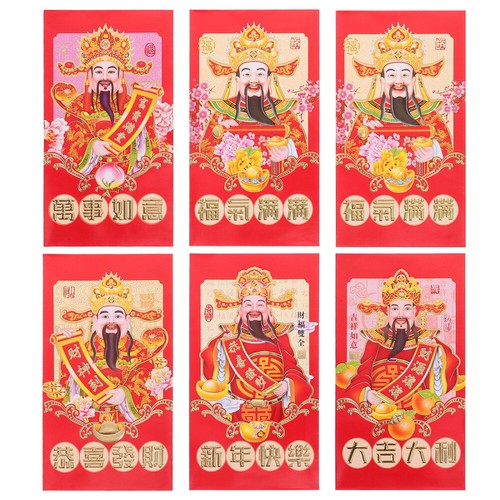 30 Stck. Cartoon Rot Paket Schlange Mond Neujahr Umschläge Chinesisch Geld Tasche