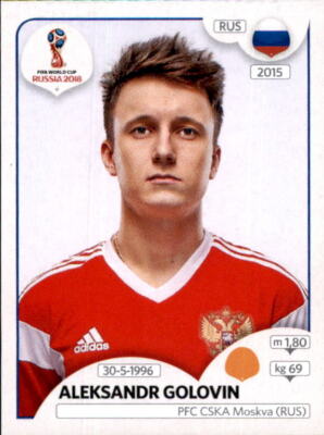 Panini WM 2018 World Cup Russia - Sticker 43 - Aleksandr Golovin - Russland