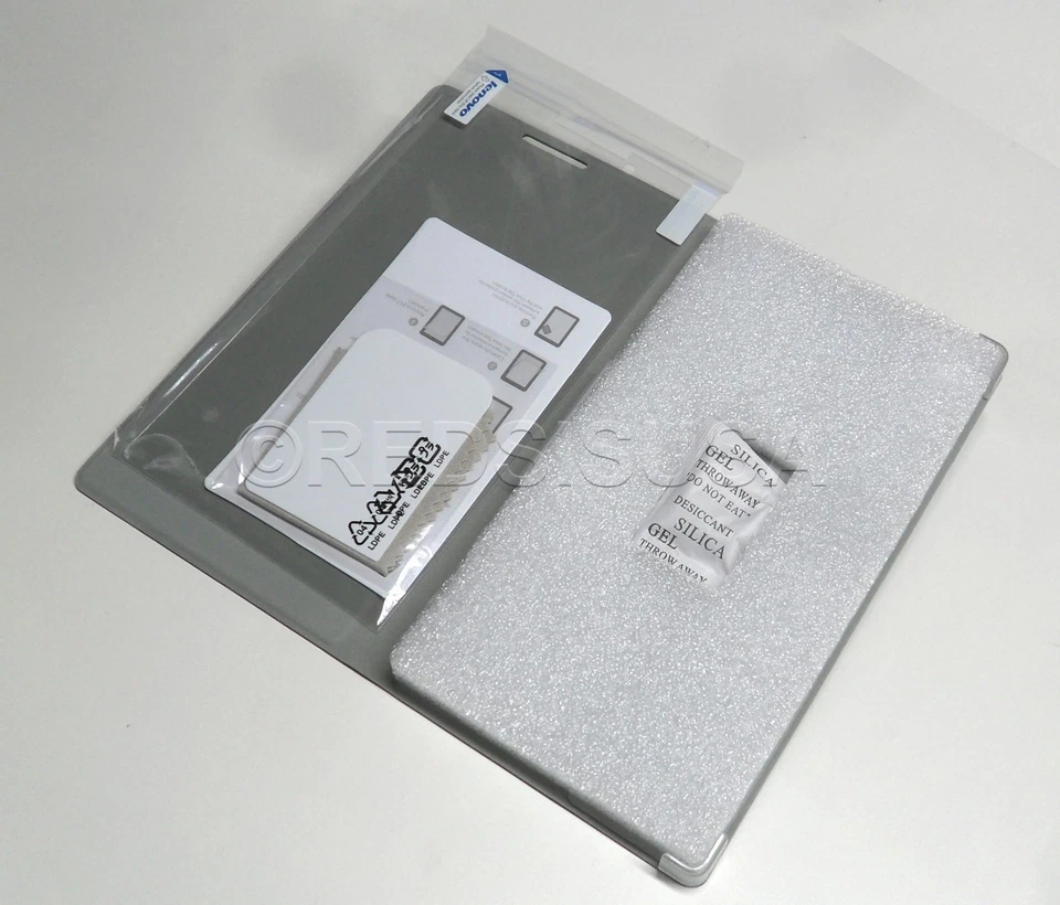 Funda y Protector Pantalla Lenovo Folio para Tab 2 A7-30, Gris ZG38C00021 Foto 3 de 4