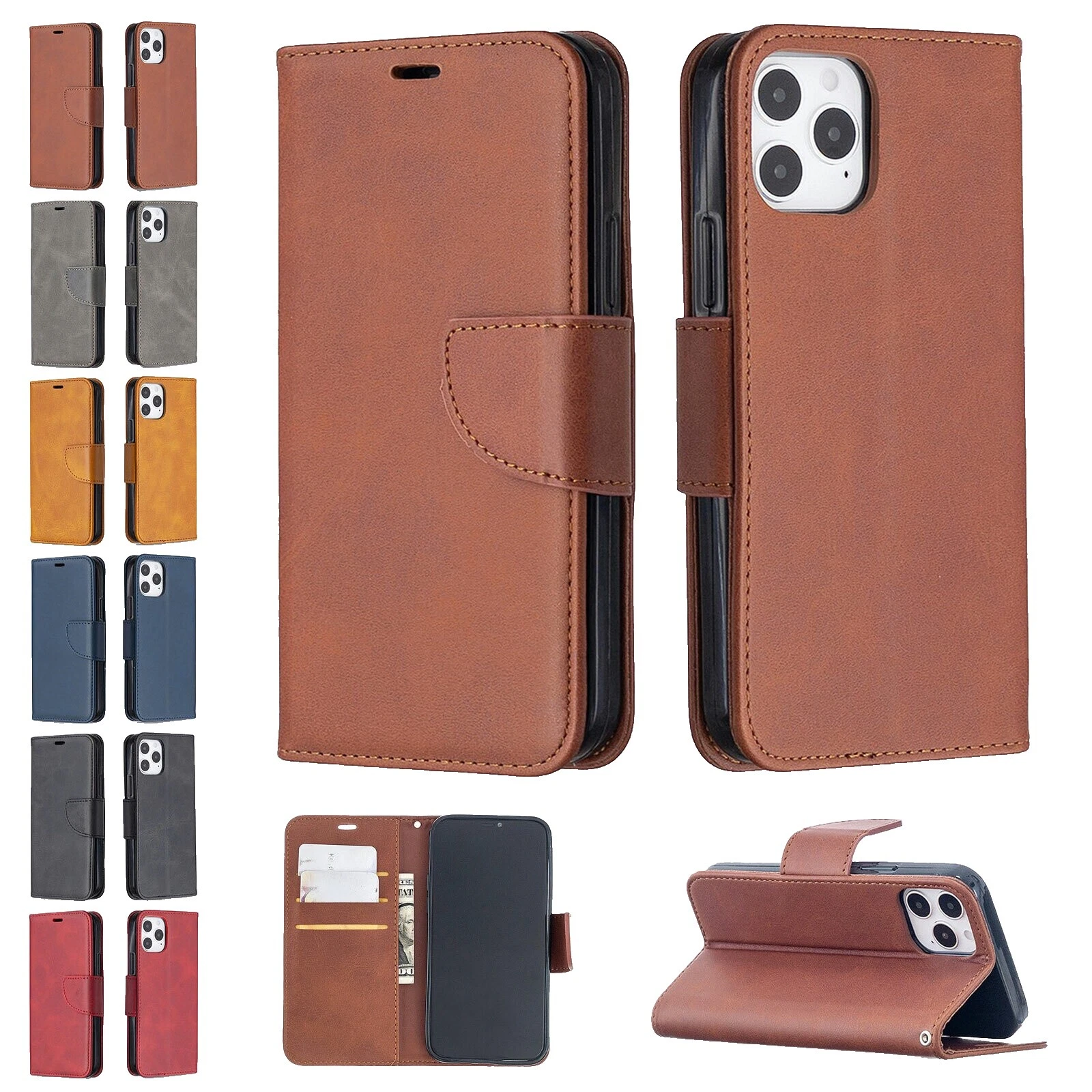 Synthetic Leather Cell Phone Cases, Covers & Skins with Strap for Apple iPhone 5
